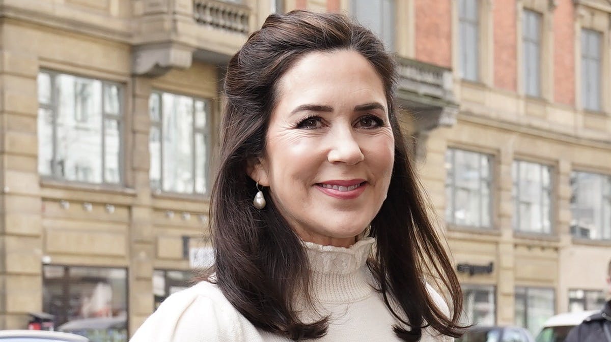 Kronprinsesse Mary tirsdag eftermiddag. 