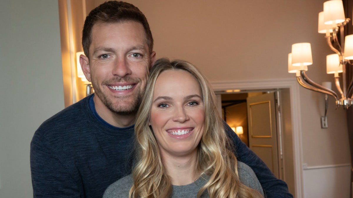 David Lee og Caroline Wozniacki