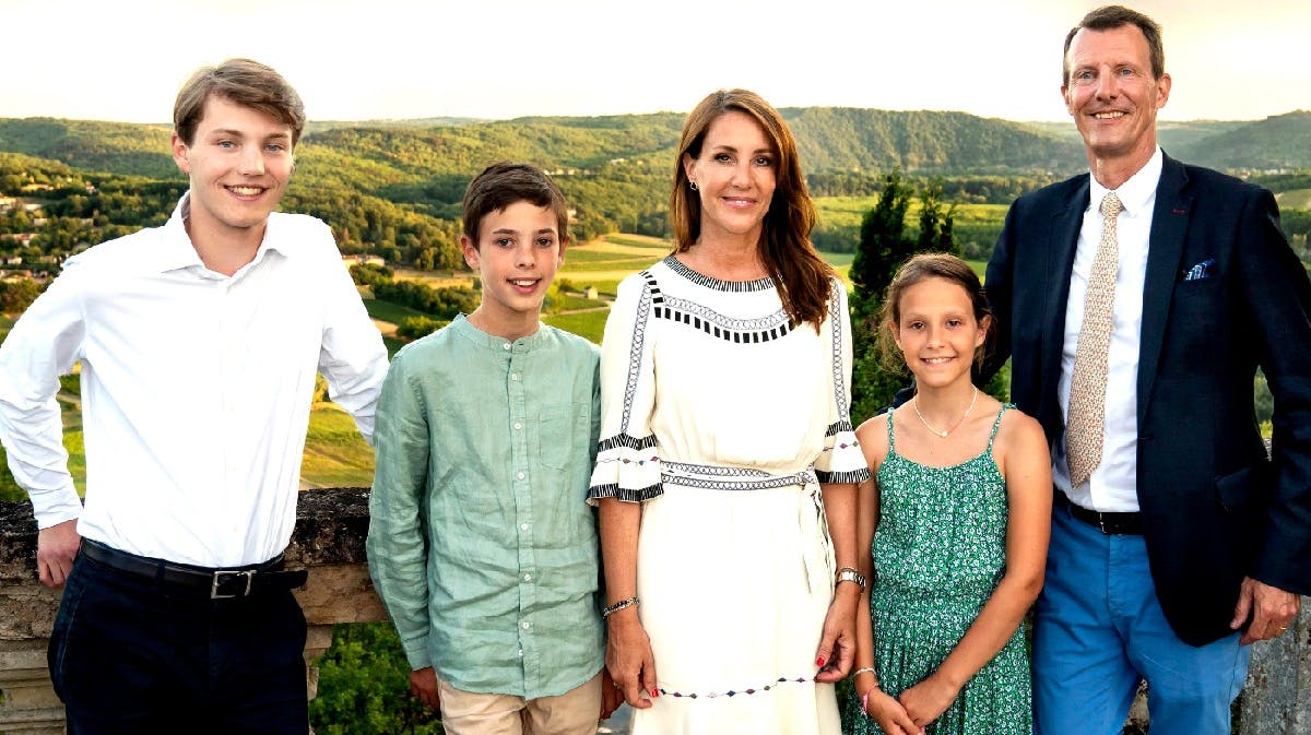 Felix, Henrik, Marie, Athena og Joachim