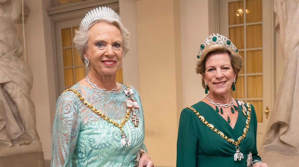 Prinsesse Benedikte og dronning Anne-Marie.&nbsp;