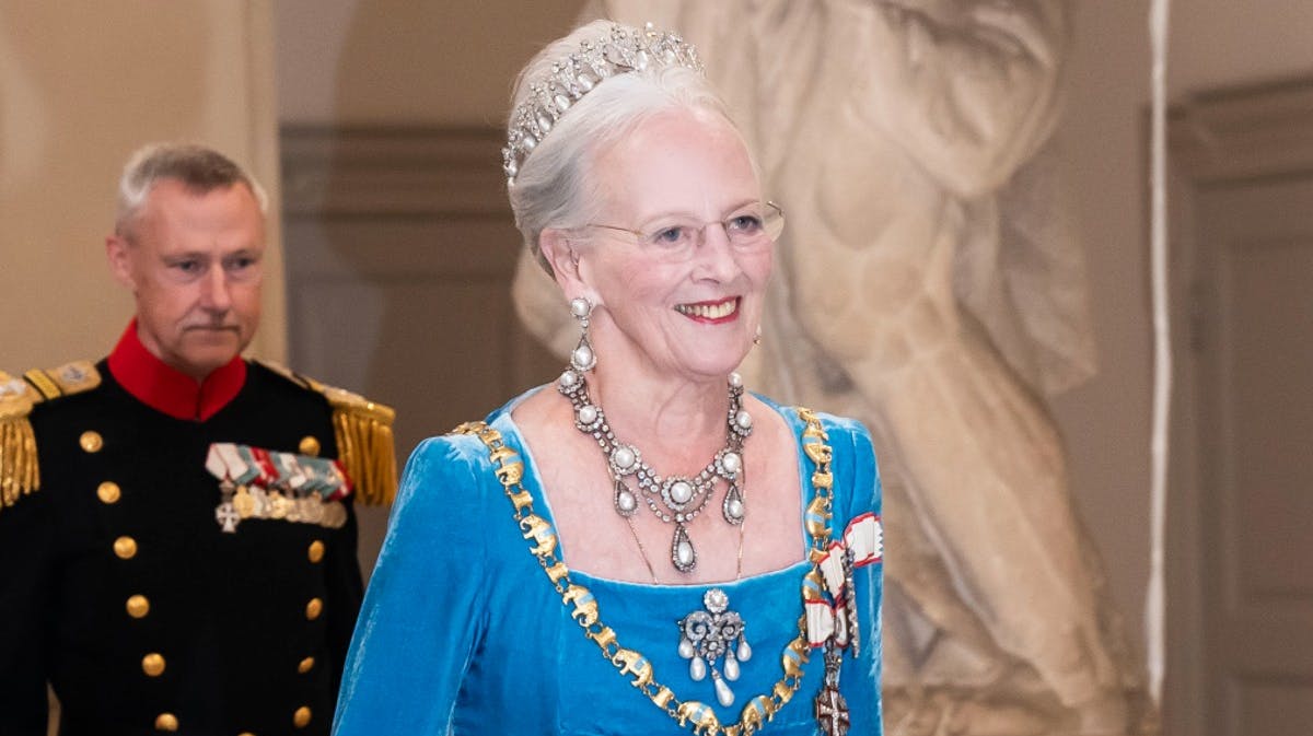 Dronning Margrethe ved gallataflet 11. september.&nbsp;