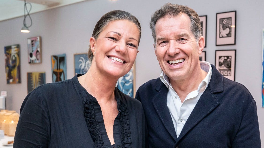 Mette og Henrik Blomsterberg fejrede i september udgivelsen af hendes nye bog. 