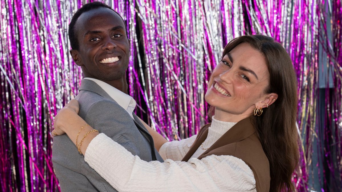 Abdi Ulad og Malene Østergaard. 