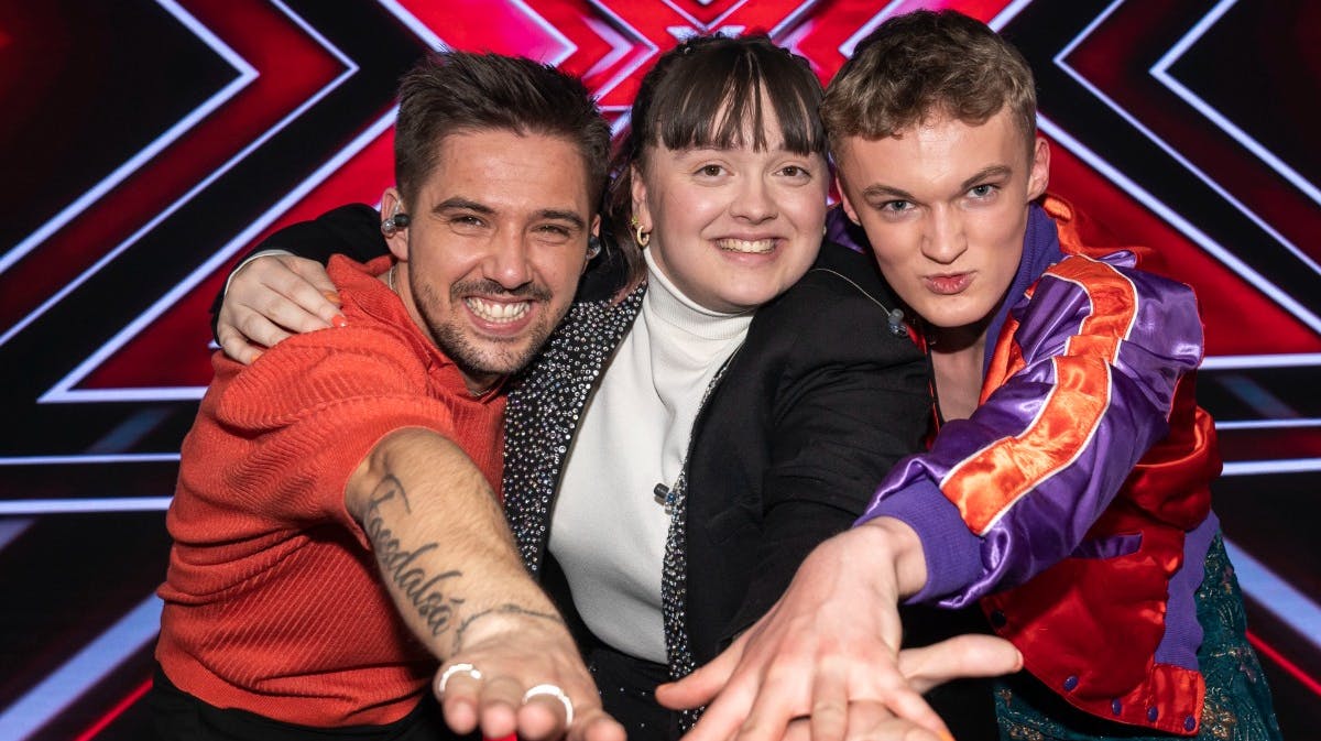 Kári, Tina og Mads Moldt er finalister i "X Factor"