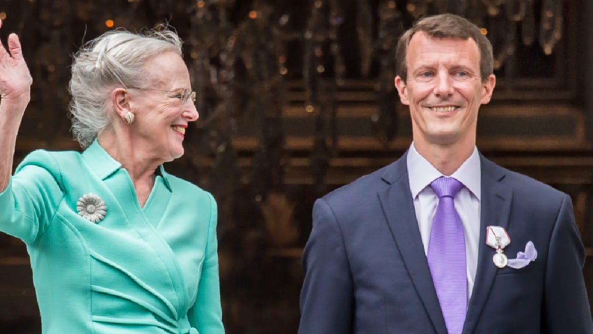 Dronning Margrethe og prins Joachim