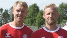 Simon Kjær og Kasper Schmeichel