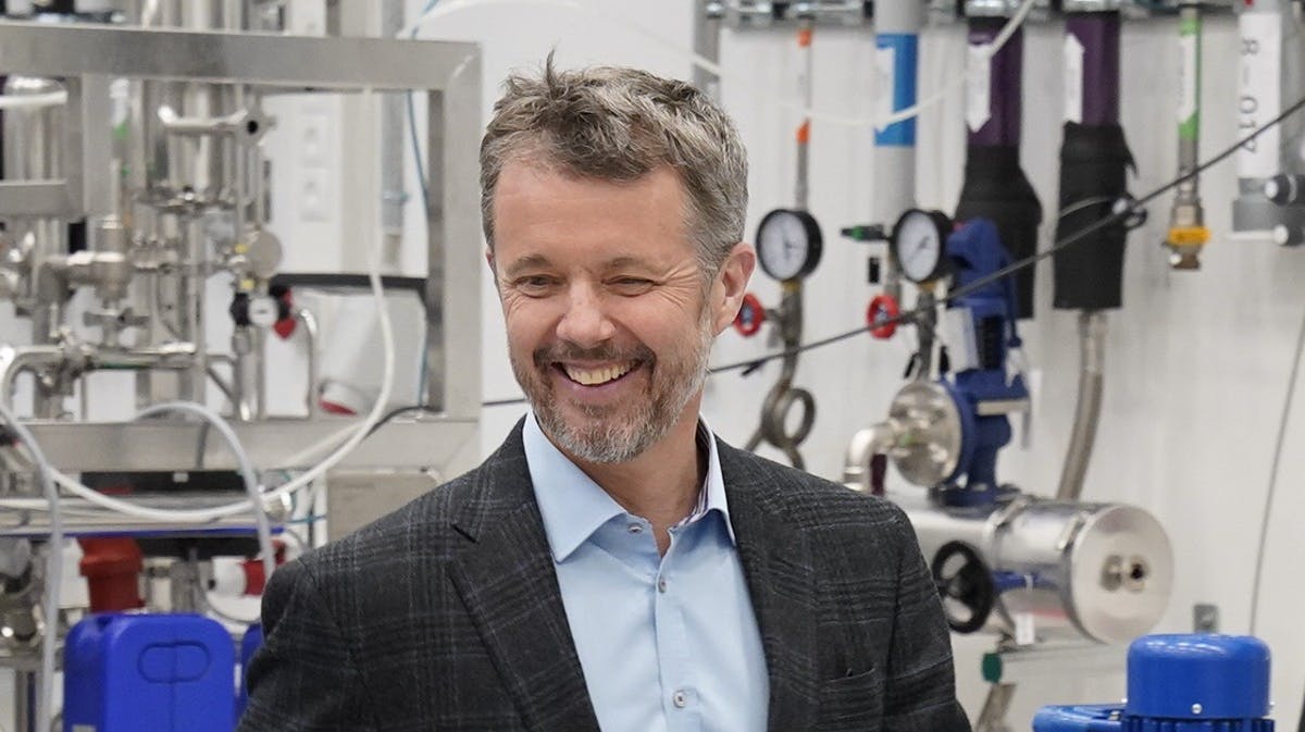Kronprins Frederik på DTU mandag.