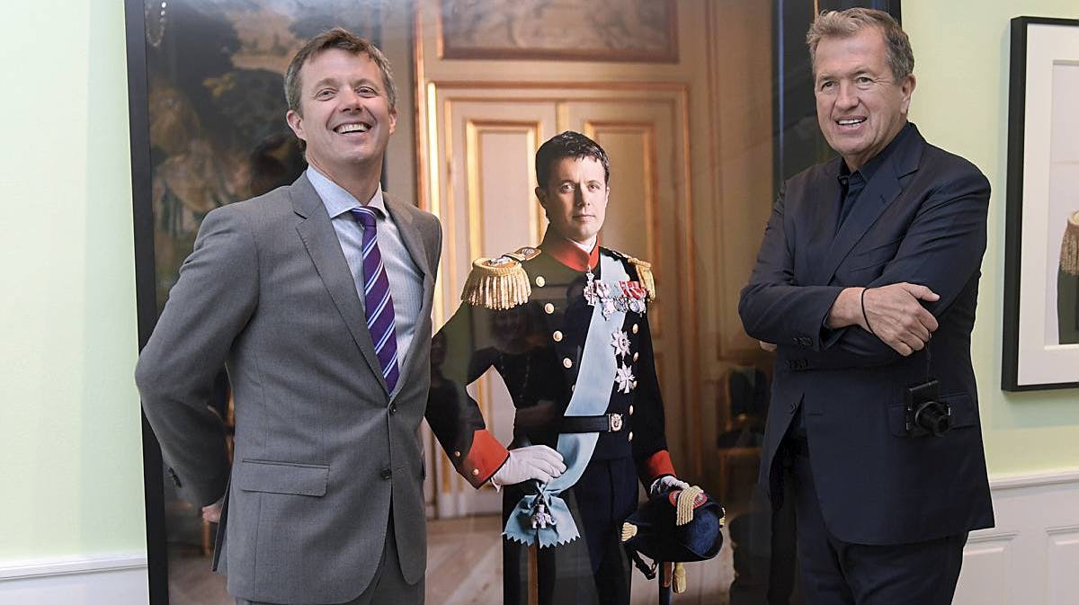 Kronprins Frederik og Mario Testino.