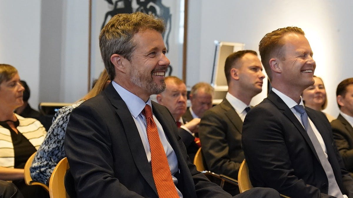 kronprins Frederik og udenrigsminister Jeppe Kofod