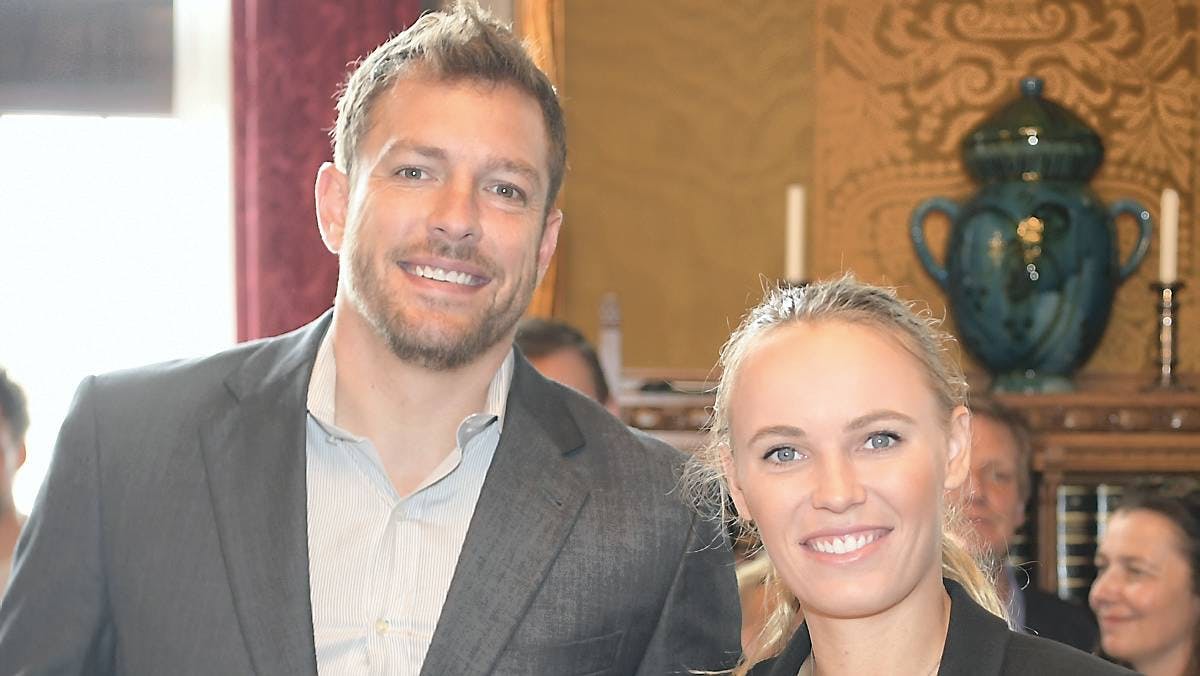 David Lee og Caroline Wozniacki