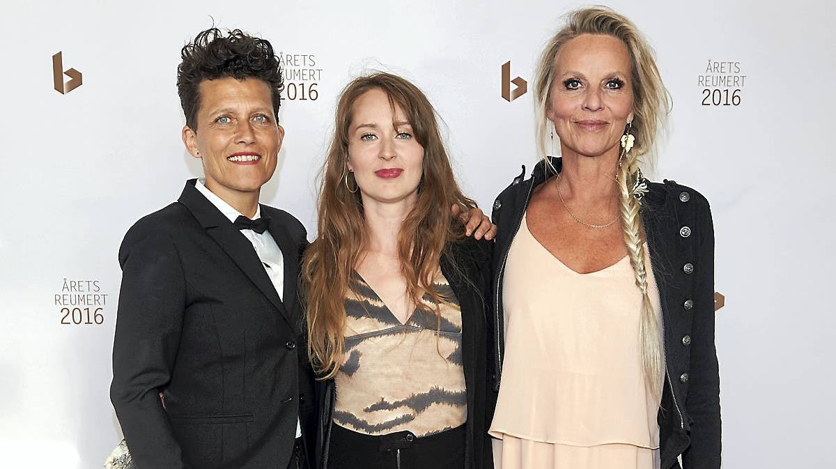 Skuespiller Benedikte Hansen, dramatiker Abelone Koppel, instruktør Maria Kjærgaard-Sunesen.