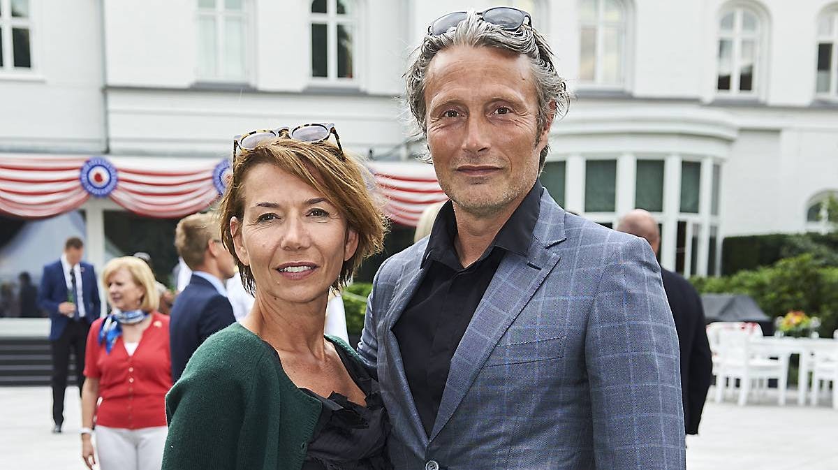 Mads Mikkelsen og Hanne Jacobsen