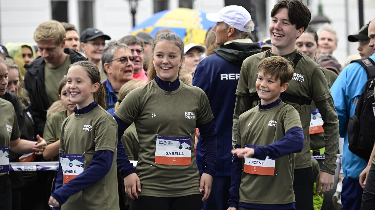 Prinsesse Josephine, prinsesse Isabella, prins Vincent og prins Christian