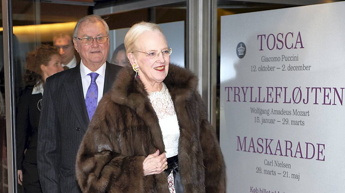 Prins Henrik og dronning Margrethe i Operaen.