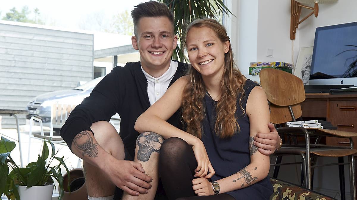 Nybyggerne Michael og Lise.