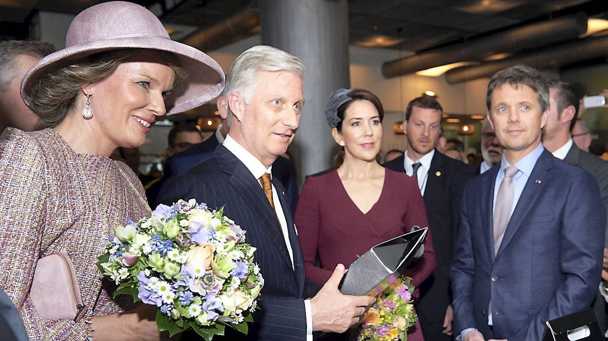 Kronprinsesse Mary, kronprins Frederik, kong Philippe, dronning Mathilde