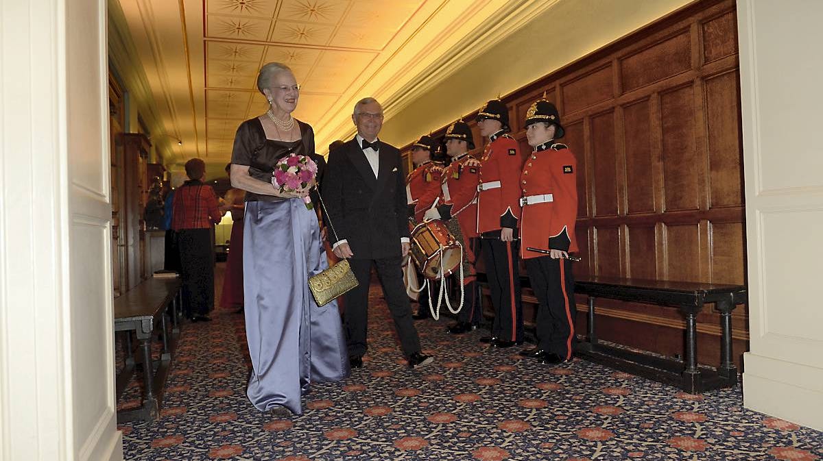 Dronning Margrethe i London.