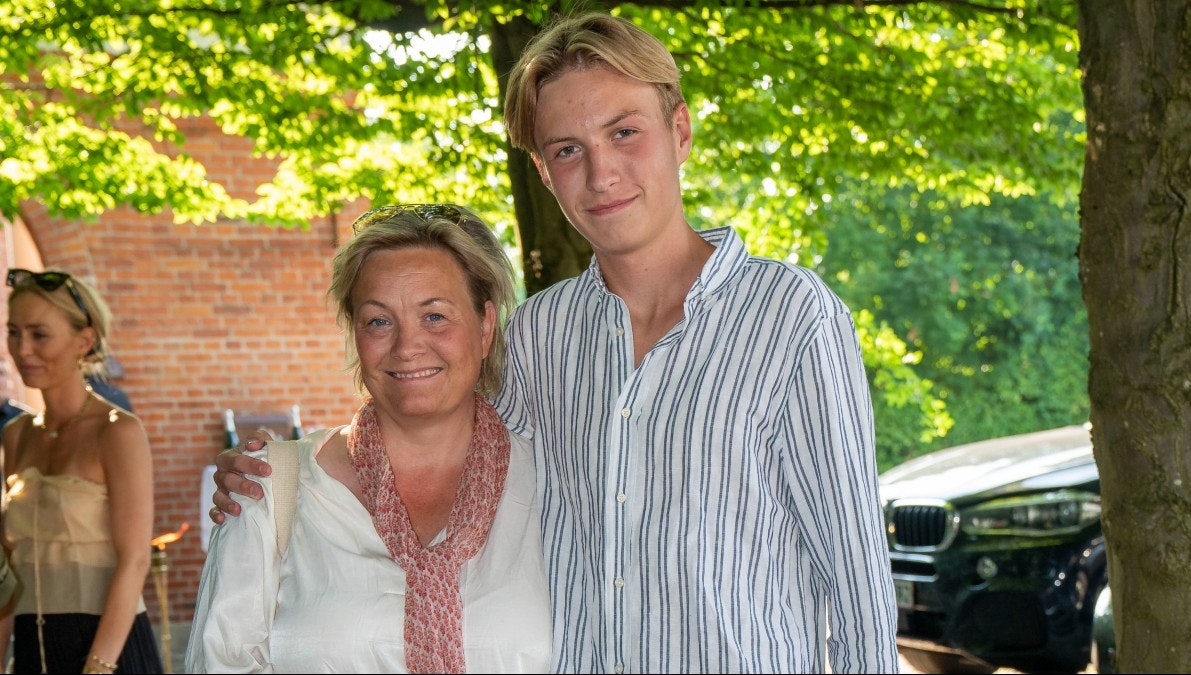 Caroline Boserup og sønnen Emil.&nbsp;