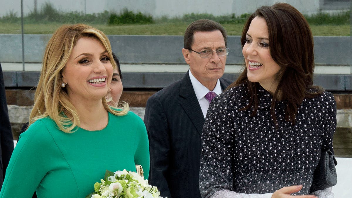 Angelica Rivera og kronprinsesse Mary.