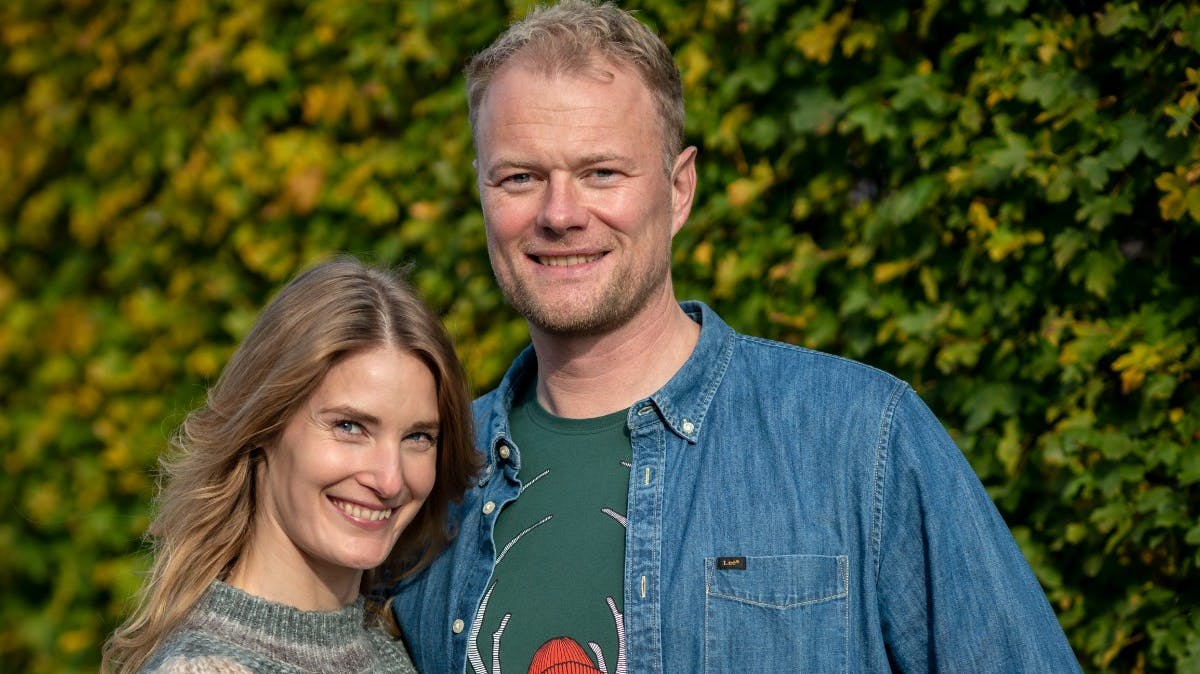 Christian Degn og kæresten Trine.