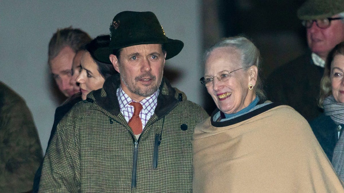 Kronprins Frederik og dronning Margrethe