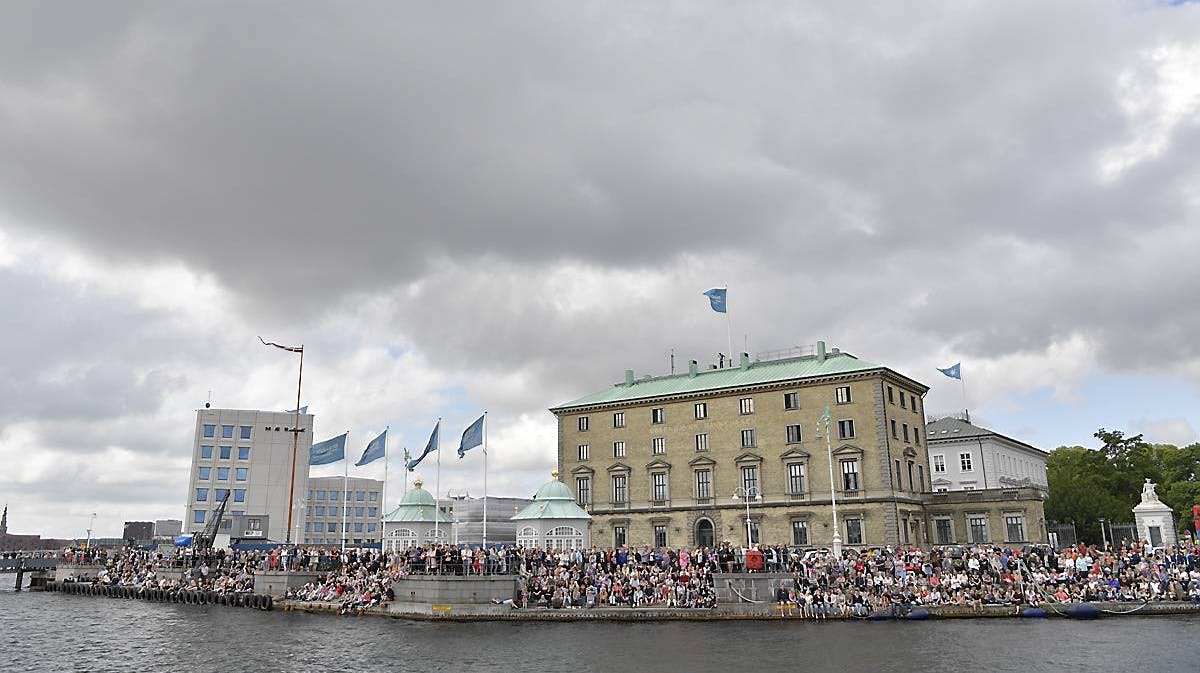 Seerne er klar til at modtage Havanna på Toldboden i København.