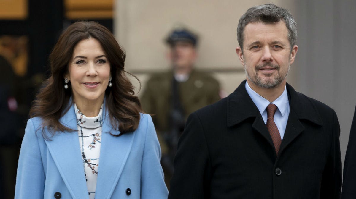 Kronprinsesse Mary og kronprins Frederik.