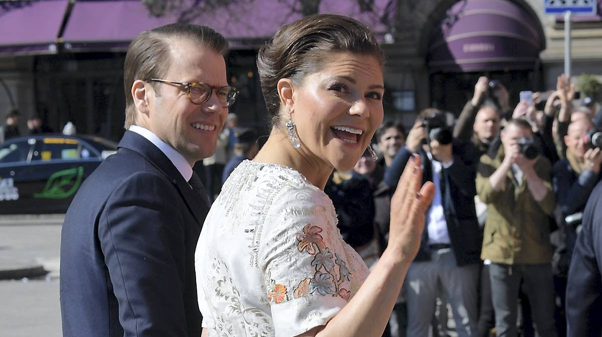 Kronprinsesse Victoria og prins Daniel