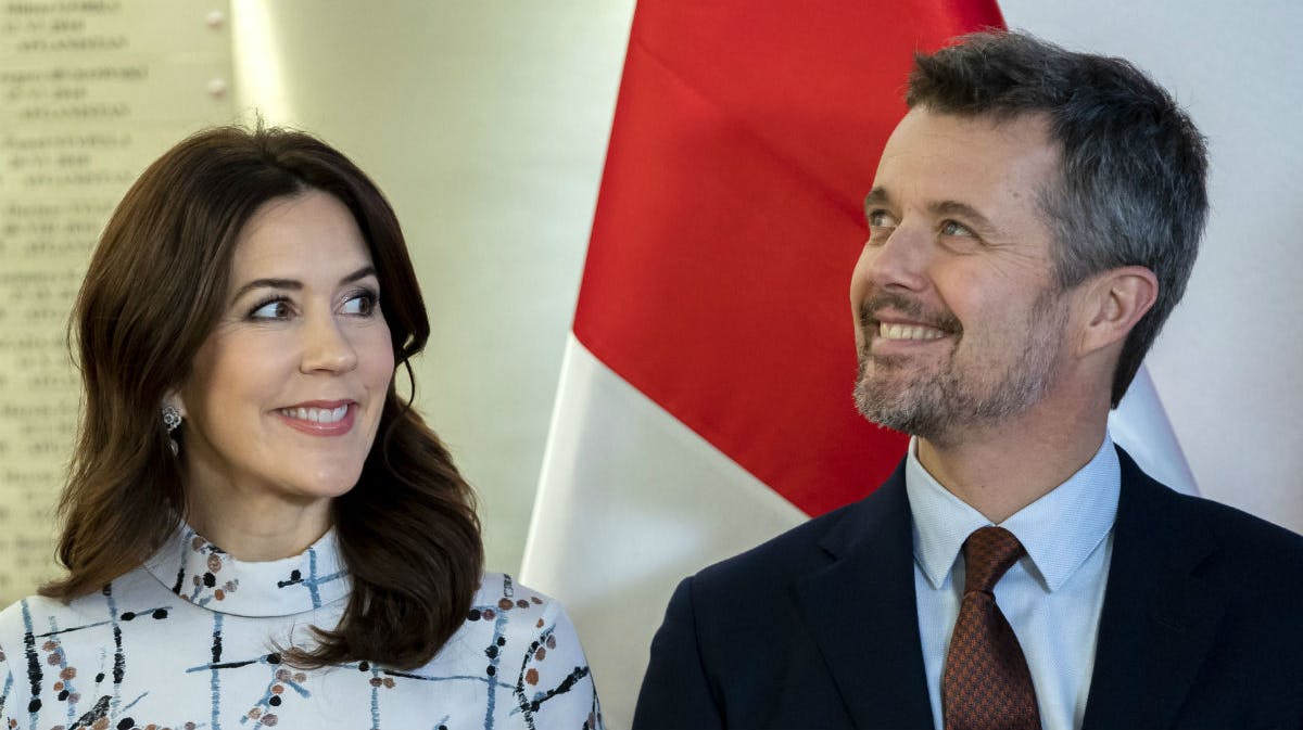 Kronprinsesse Mary og kronprins Frederik. 