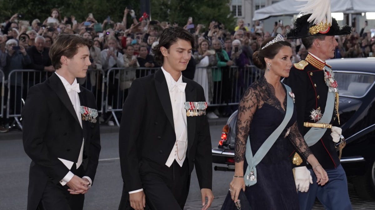 Prins Felix, prins Nikolai, prinsesse Marie og prins Joachim.&nbsp;