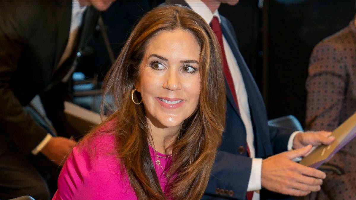 Kronprinsesse Mary til prisuddelingen. 