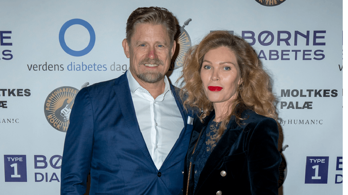 Peter Schmeichel og Laura von Lindholdm