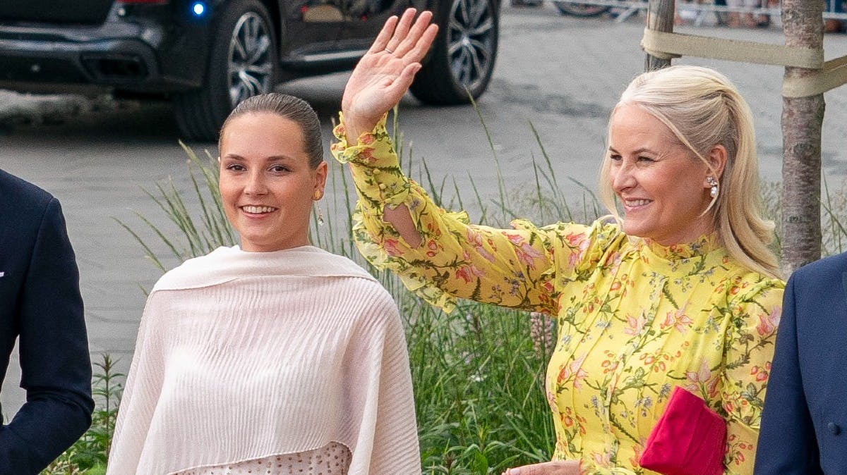 Prinsesse Ingrid Alexandra og kronprinsesse Mette-Marit