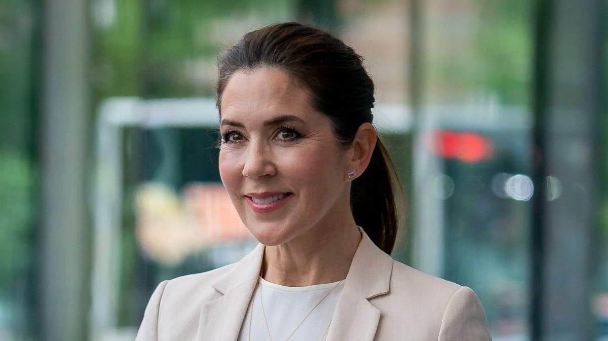 Kronprinsesse Mary i København torsdag eftermiddag. 