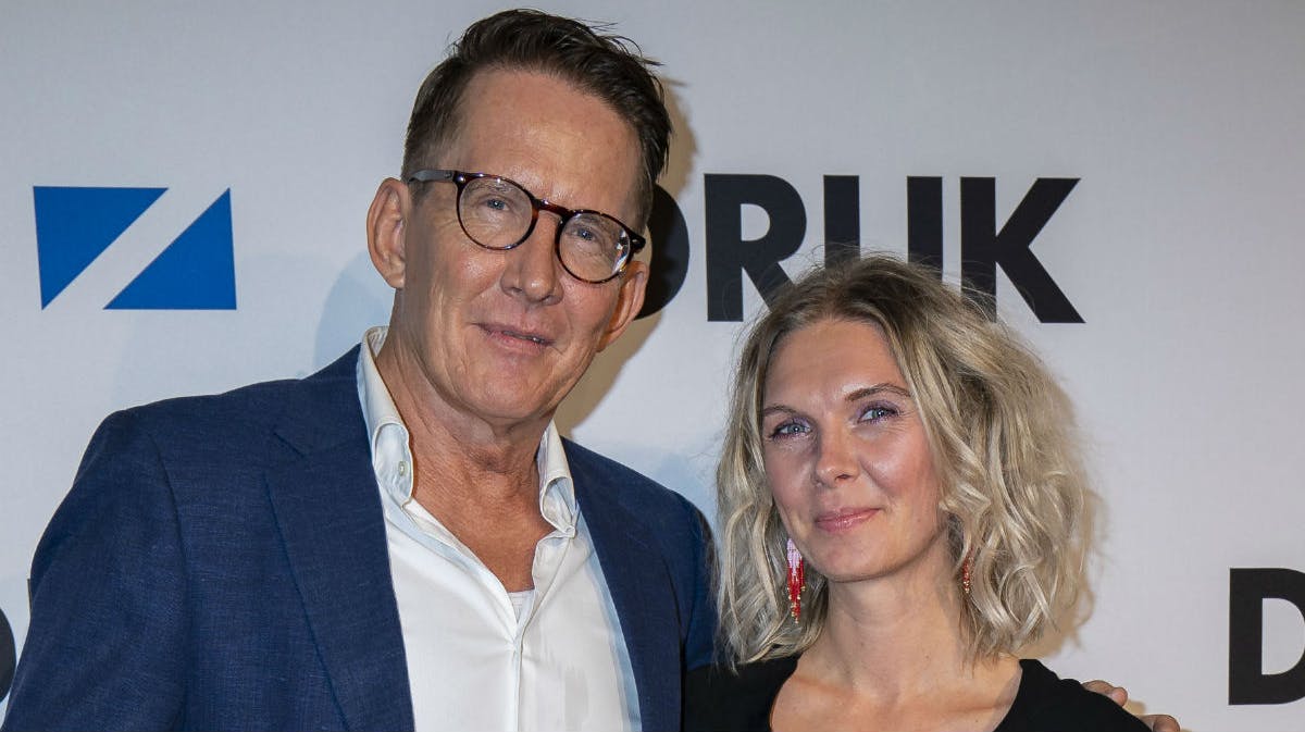 Thomas Bo Larsen og kæresten Kirsten.