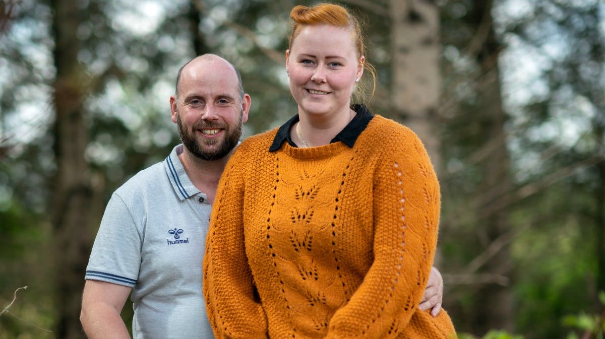 Thomas og Laura fra "Kærlighed hvor kragerne vender"
