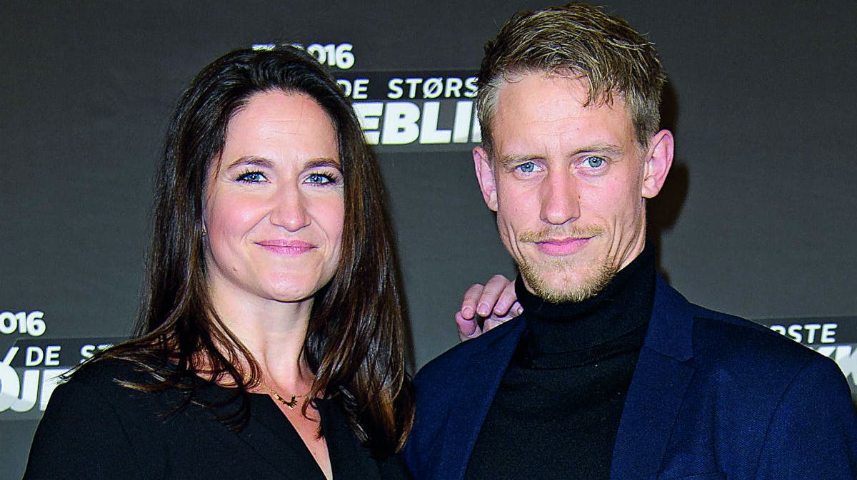 Gertrud Højlund og kæresten Jesper Bo Nielsen.