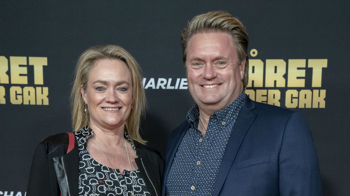 Johnny Hansen og hustruen Gitte