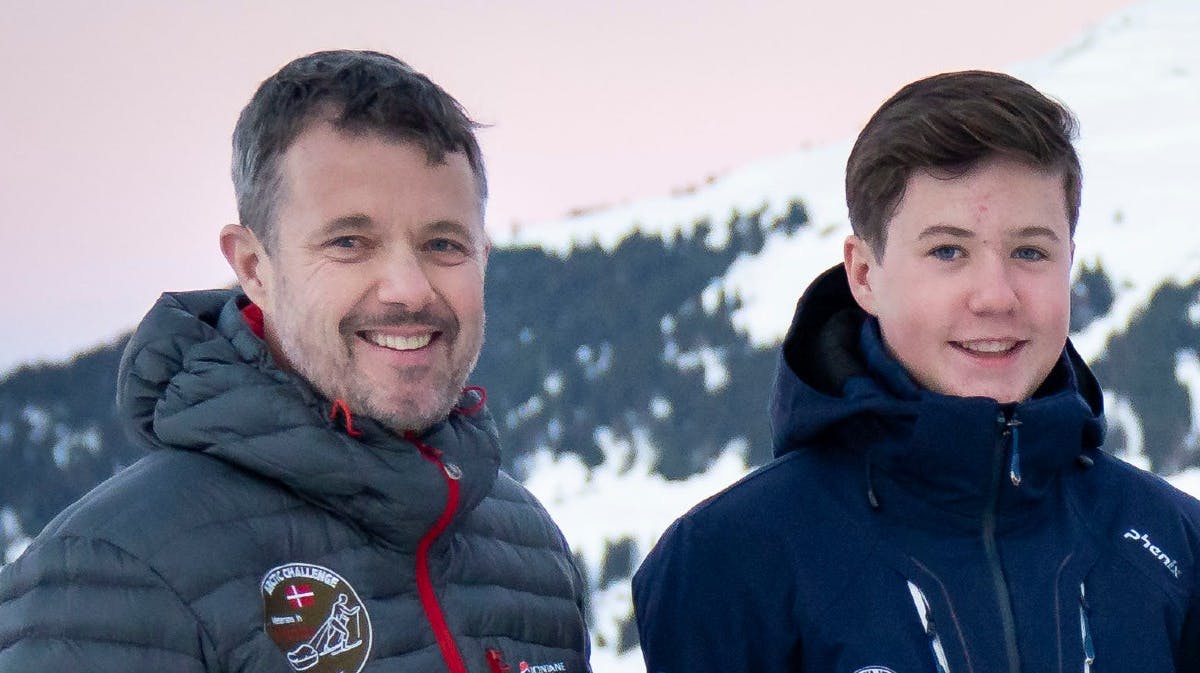 Kronprins Frederik og prins Christian