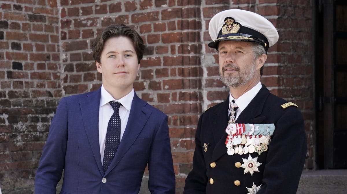 Prins Christian og kronprins Frederik.&nbsp;