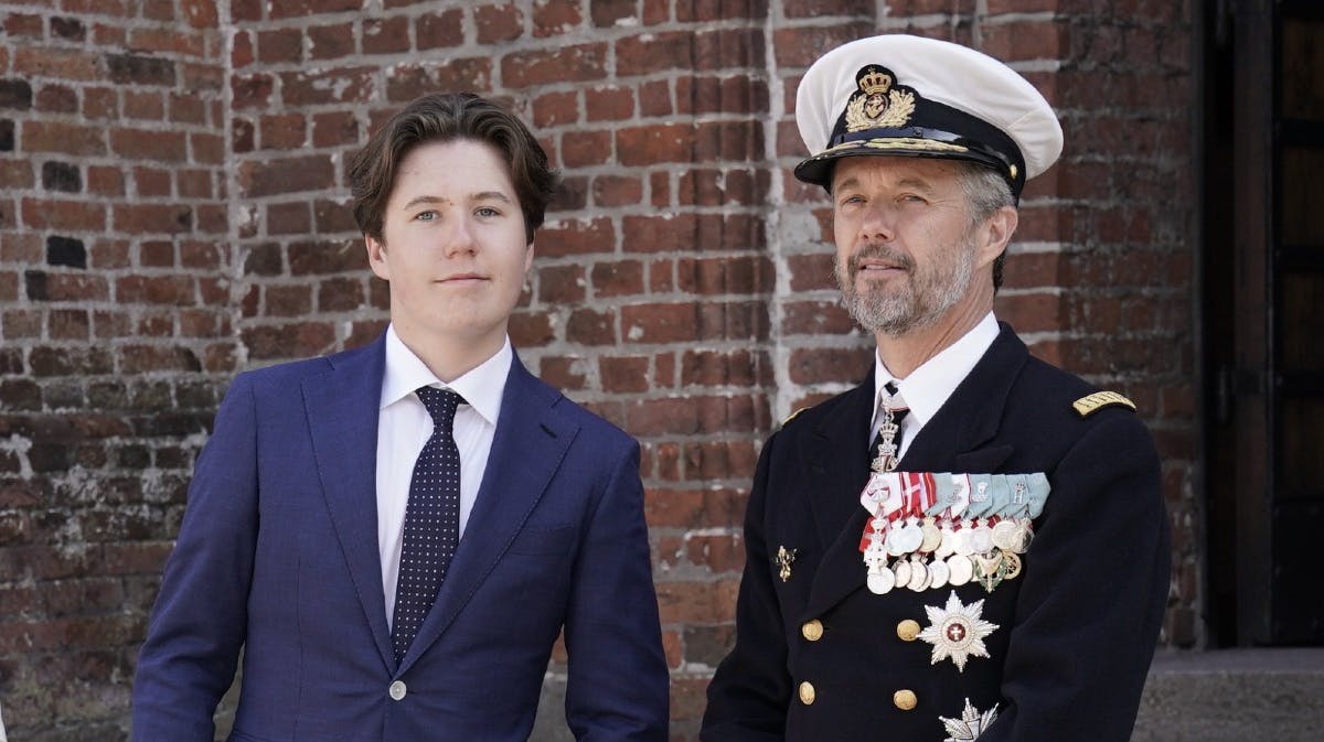 Prins Christian og kronprins Frederik. 