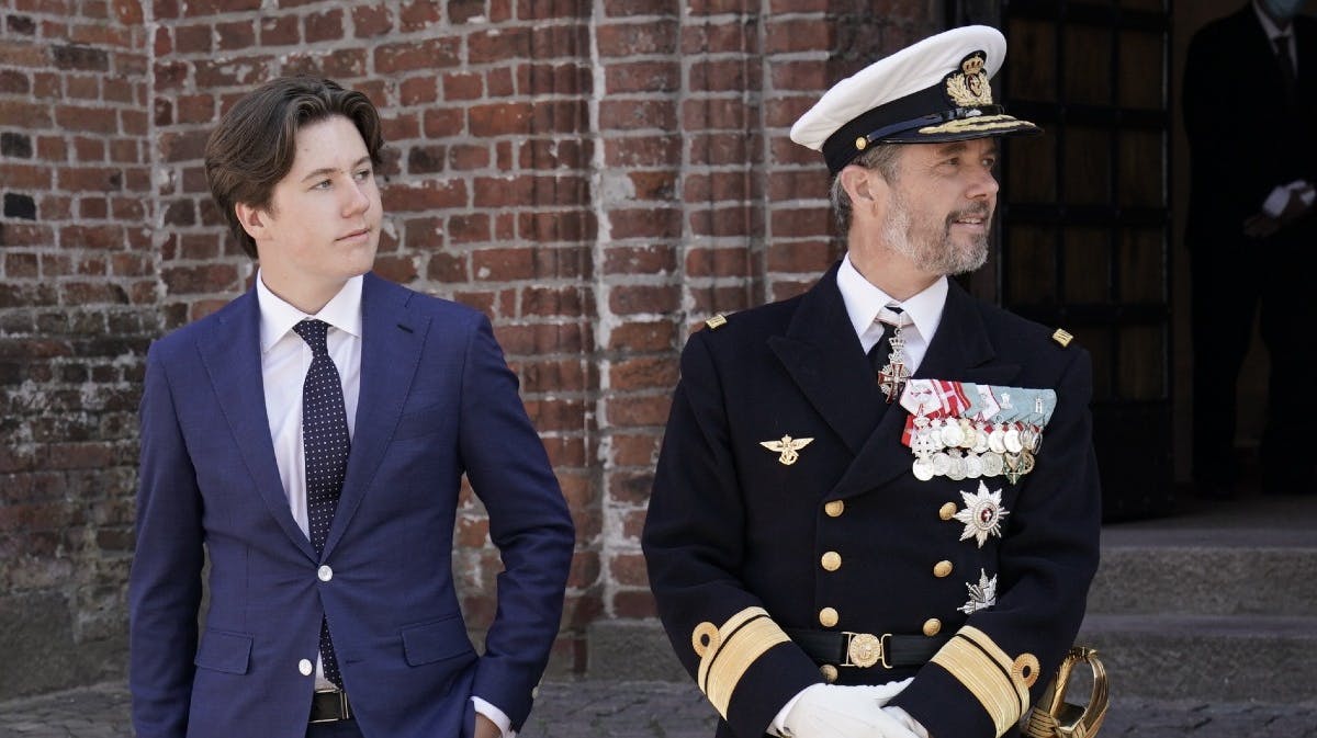 Prins Christian og kronprins Frederik. 