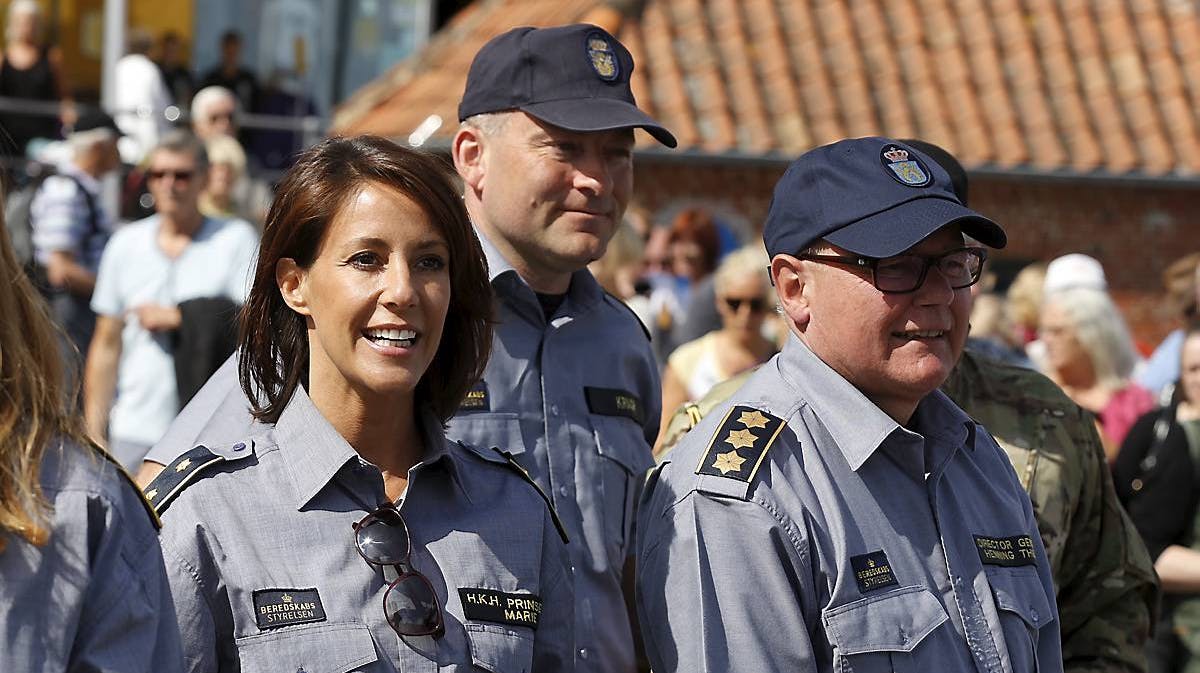 Prinsesse Marie nød sin dag på solskinsøen, Bornholm.