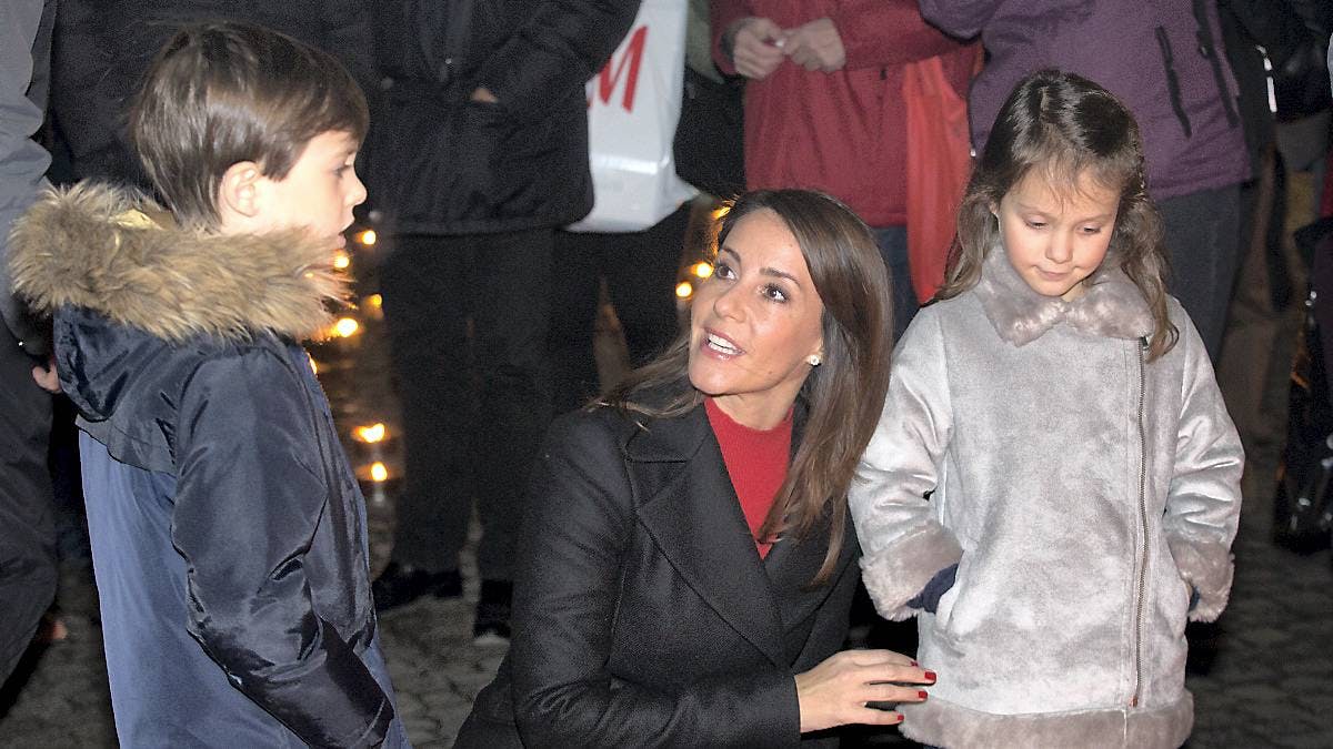 Prins Henrik, prinsesse Marie og prinsesse Athena