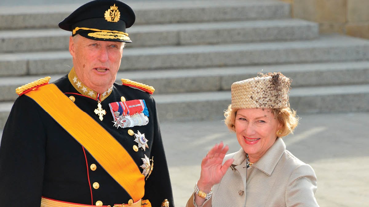 Kong Harald og dronning Sonja.