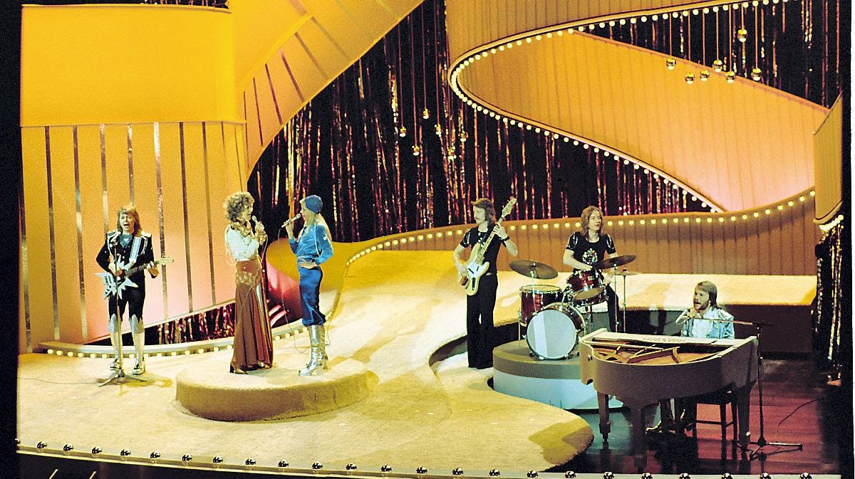 ABBA vandt Eurovision Song Contest i 1974.