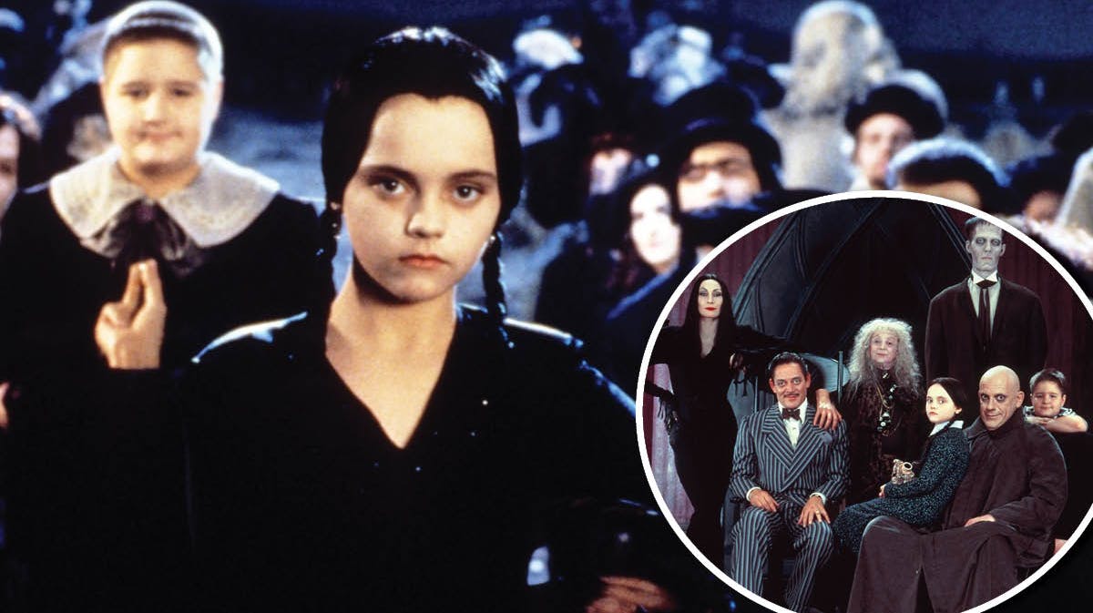 Christina Ricci spiller Wednesday i filmene om “The Addams Family”.