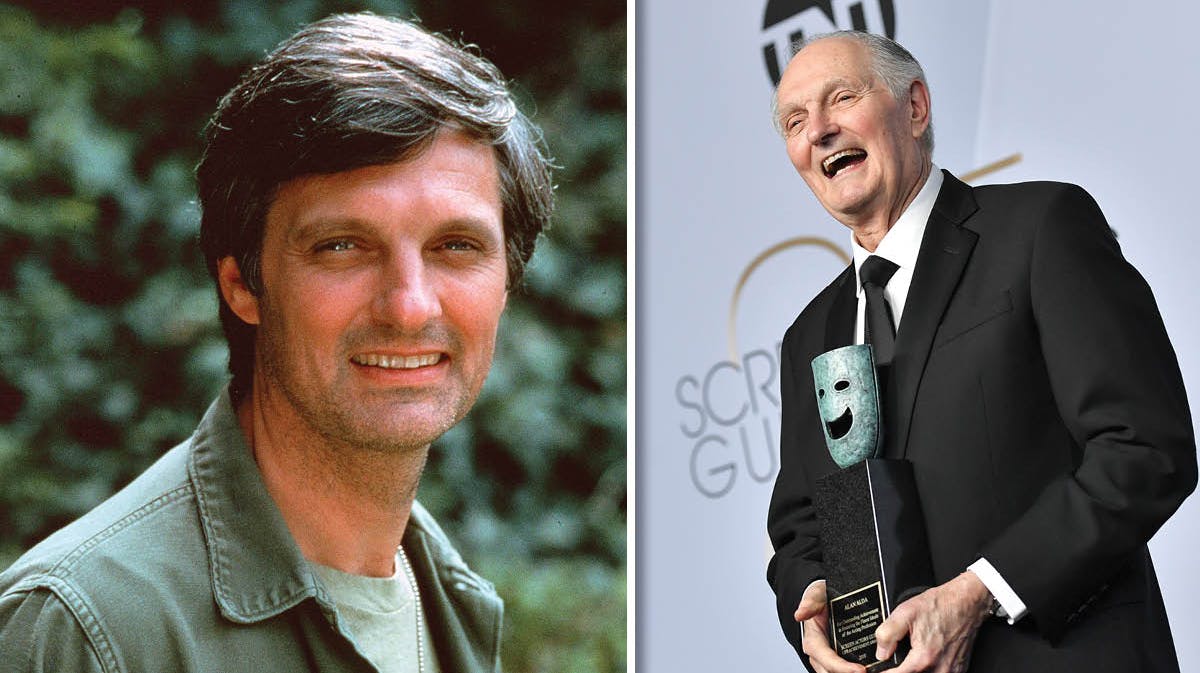 Fotomontage. Alan Alda.