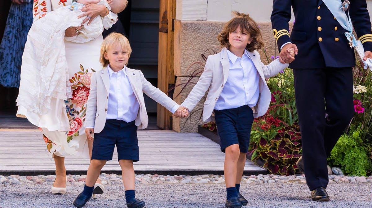 Prins Gabriel og prins Alexander. 