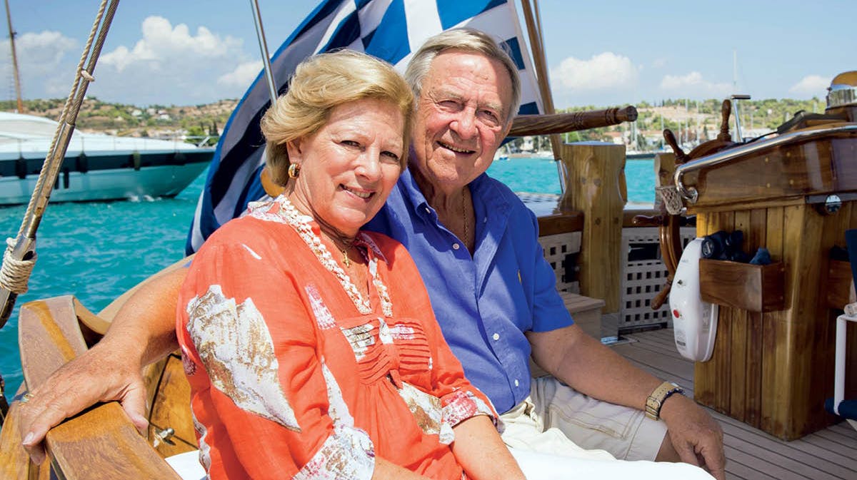 Dronning Anne-Marie og kong Konstantin. 